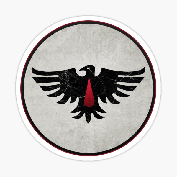 Para Warhammer 40k Blood Ravens badge 1:60 miniaturas water slide decal pegatinas 