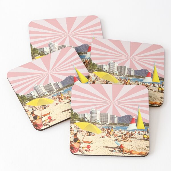 Item preview, Vintage Psychedelic Beach Collage designed and sold by Veriepear.