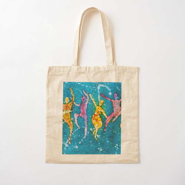 Joy of Dancing Cotton Tote Bag