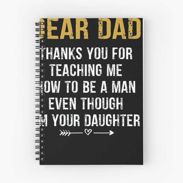 Item preview, Dear Dad Thank for Teaching me How to be a Man Fathers Day designed and sold by sherriwester.