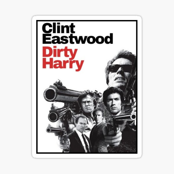 All Dirty Harry movies Sticker