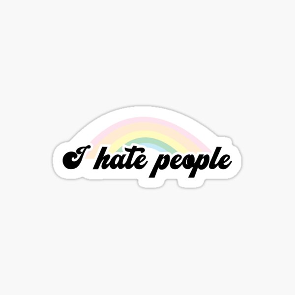 Item preview, I hate people designed and sold by Adulting Responsibly.