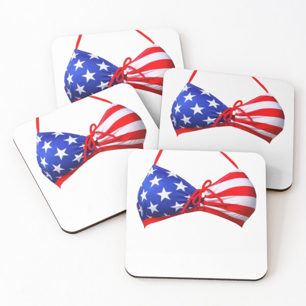 Item preview, American flag bikini top designed and sold by Designs Of all kinds.