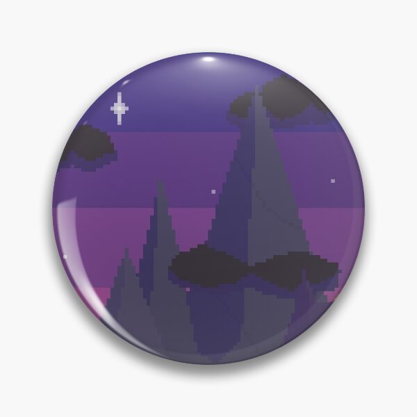 Item preview, Dark Mountain Camping Pixel Art Landscape designed and sold by VerticalTakeoff.