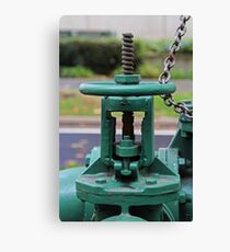 Green Gears in San Francisco III Canvas Print