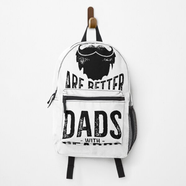 Item preview, Dads with Beards Are Better - Quote Saying Word Text Black with Beard designed and sold by WearWolfDesigns.