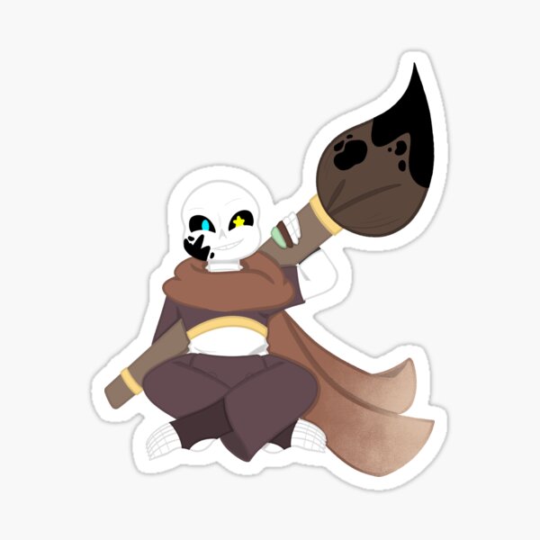 Ink sans, emotions are useless (color) Sticker for Sale by Nova-R