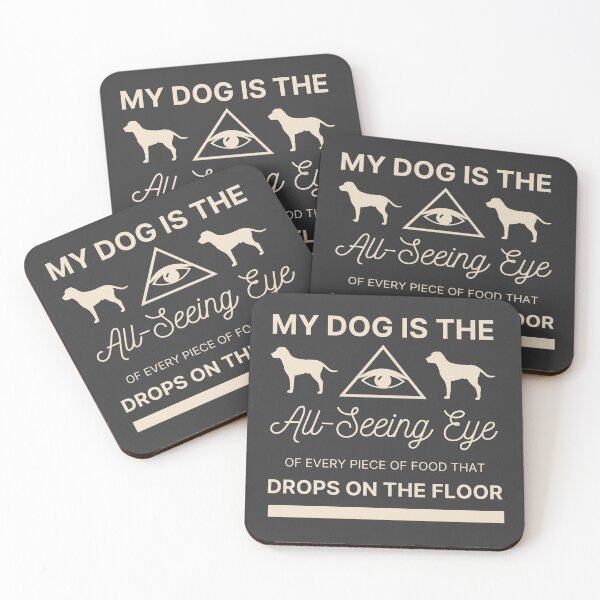 Item preview, All-Seeing Eye | Funny Illuminati Dog | Dark Gray designed and sold by NoirOwned.