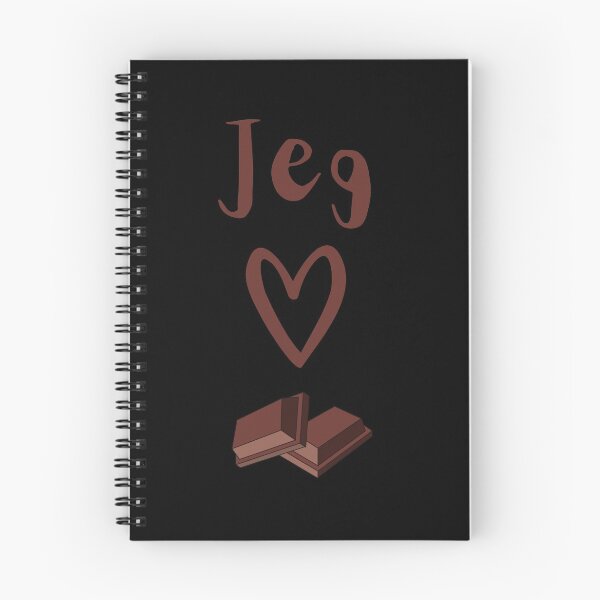 Item preview, (Design is in Danish) (På dansk) Jeg elsker chokolade (I love chocolate) designed and sold by Cosmic-Ferret.