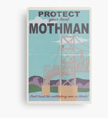 Protect Your Local Mothman Metal Print