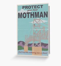 Protect Your Local Mothman Greeting Card