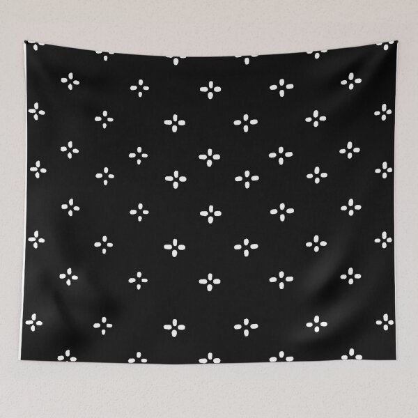 Item preview, Flower pattern in black and white designed and sold by valdegilde.