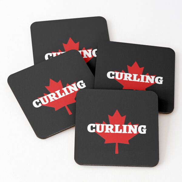 Item preview, Curling-Maple Leaf designed and sold by VJKTees.