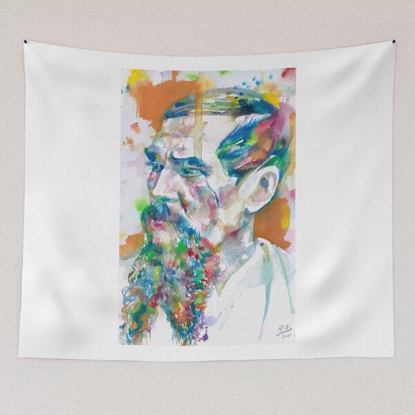 Item preview, RICHARD FRANCIS BURTON watercolor portrait designed and sold by lautir.