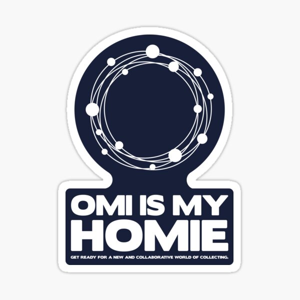 Omi est mon pote Ecomi Veve Sticker