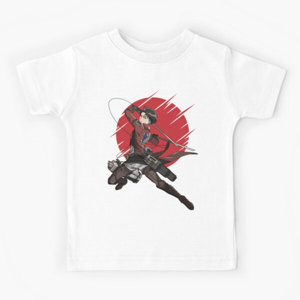Attaque sur l'anime titan - Capitaine Levi T-shirt classique | Anime | T_Shirt Anime | Couverture Anime | Couvertures Anime | Cadeau d'anime T-shirt enfant