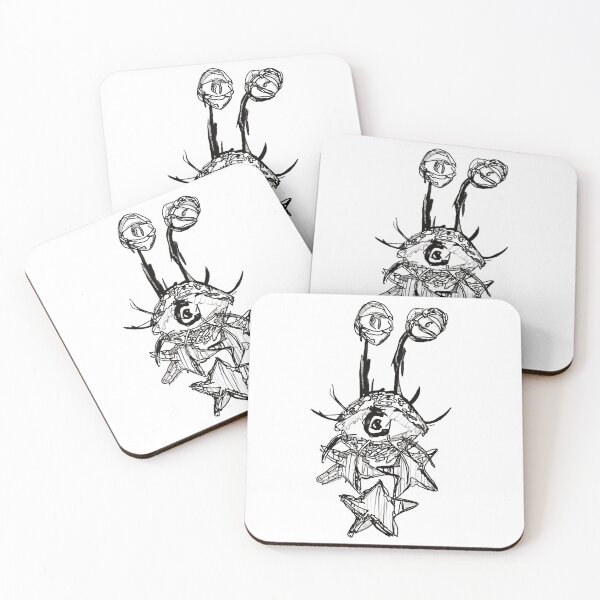Item preview, Eye with Antennae and Stars designed and sold by art4koolkids.