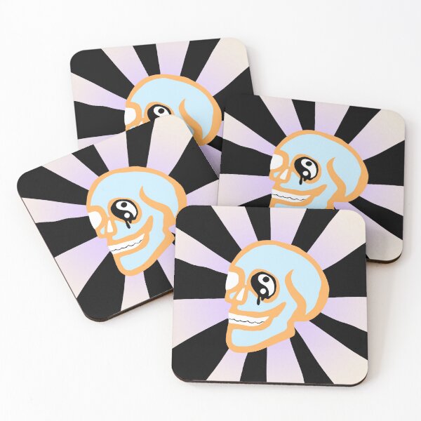 Item preview, yinyang skull designed and sold by Nina Jal.