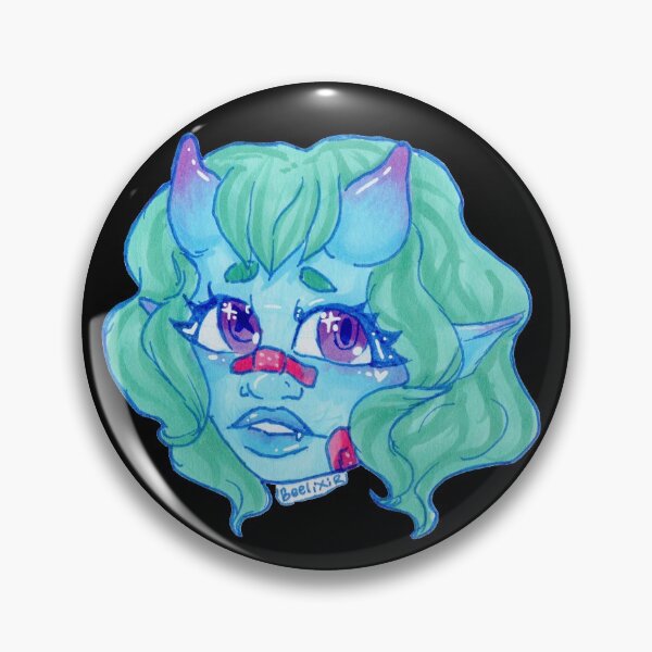 Item preview, Blue monster girl  designed and sold by Beelixir.