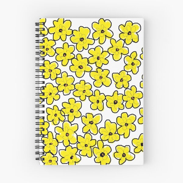 Item preview, Yellow Abstract Flowers designed and sold by SoniasArtwork.