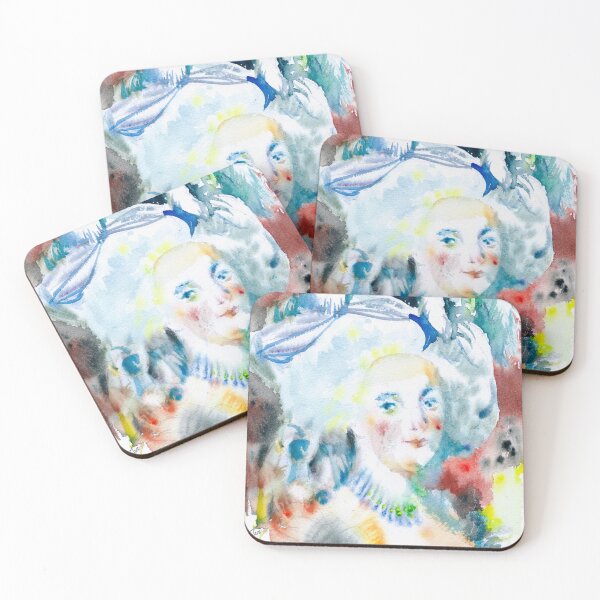 Item preview, MARIE ANTOINETTE watercolor portrait designed and sold by lautir.