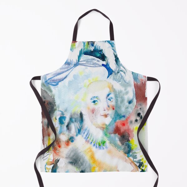 Item preview, MARIE ANTOINETTE watercolor portrait designed and sold by lautir.