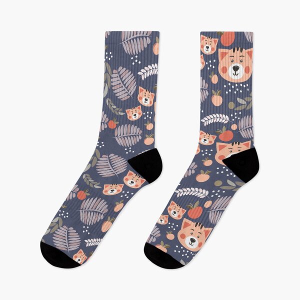 Item preview, Abstract Pattern with the Cats and Apples designed and sold by Victoria Riabov.
