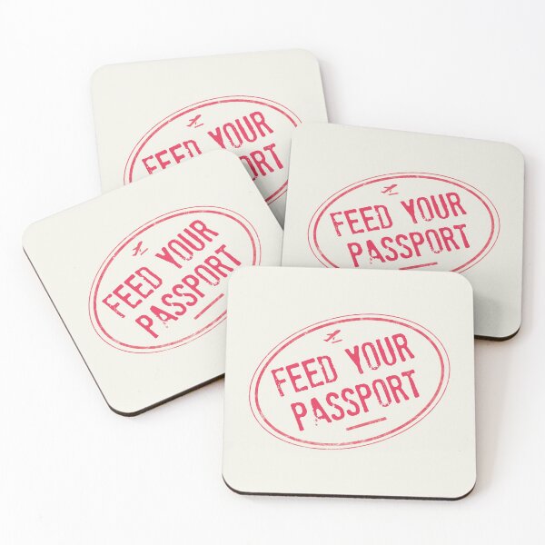 Item preview, Feed Your Passport Travel Quote Inspiration designed and sold by Getawayly.