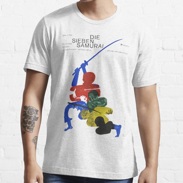 Affiche du film allemand Seven Samurai (1954) T-shirt essentiel