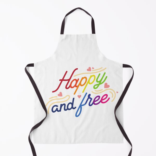 Item preview, LGBTQ+ ❤ Happy and Free designed and sold by Sea Biscuit.