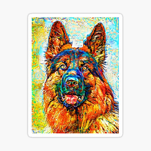 Abstract German Shepherd Gifts Merchandise Redbubble