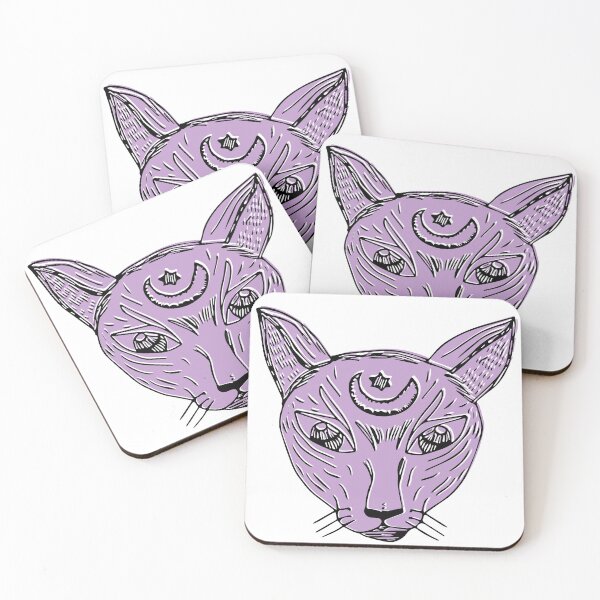 Item preview, Linear cosmic cat designed and sold by freya-deco.