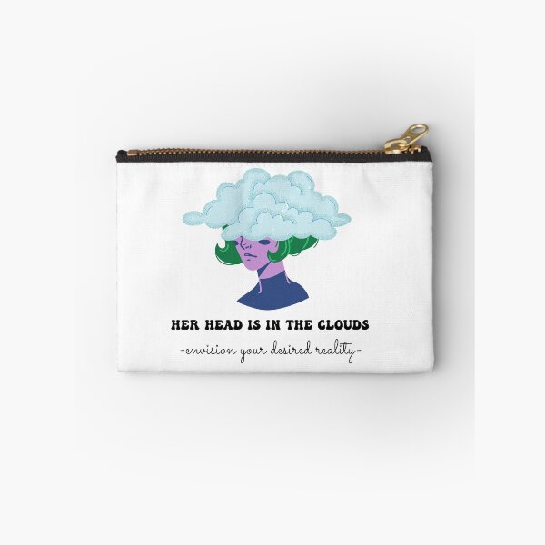 Item preview, Head In The Clouds Manifestation Quote designed and sold by Natasha Rolfe.