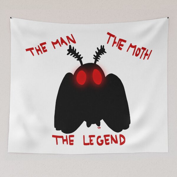 Item preview, The Man, the Moth, the Legend designed and sold by bonelessbooks.
