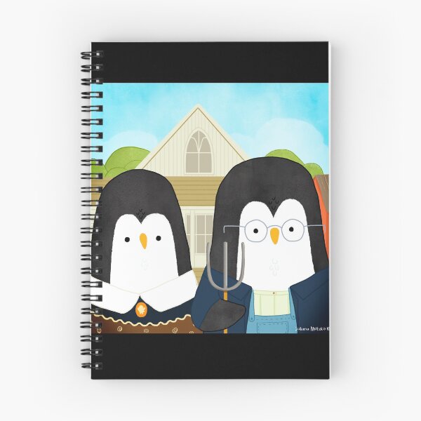 Item preview, American Goth Penguins  designed and sold by thepenguinsfamily.