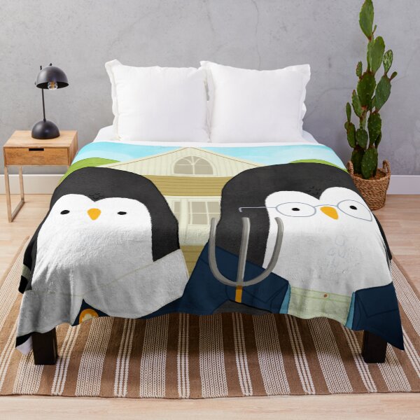 Item preview, American Goth Penguins  designed and sold by thepenguinsfamily.