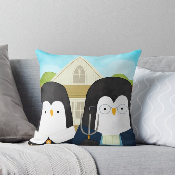 Item preview, American Goth Penguins  designed and sold by thepenguinsfamily.