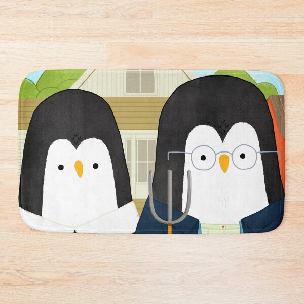 Item preview, American Goth Penguins  designed and sold by thepenguinsfamily.