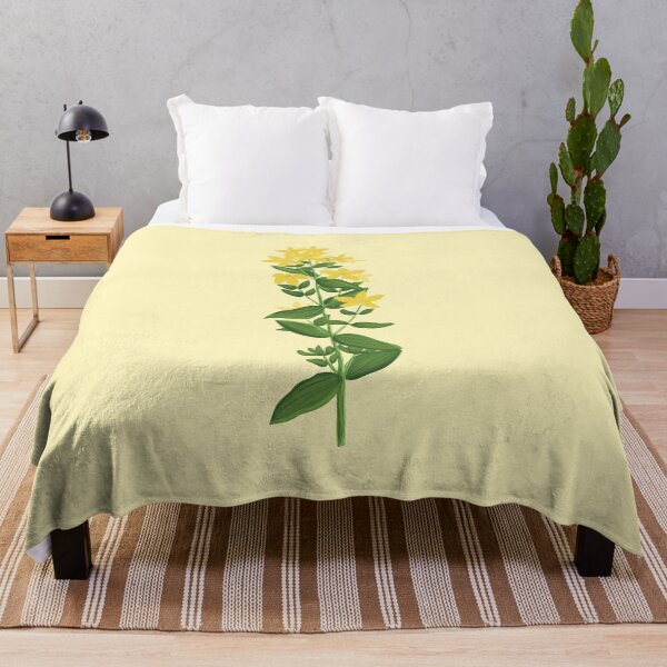 Item preview, St. John's wort botanical drawing designed and sold by Luaillustration.