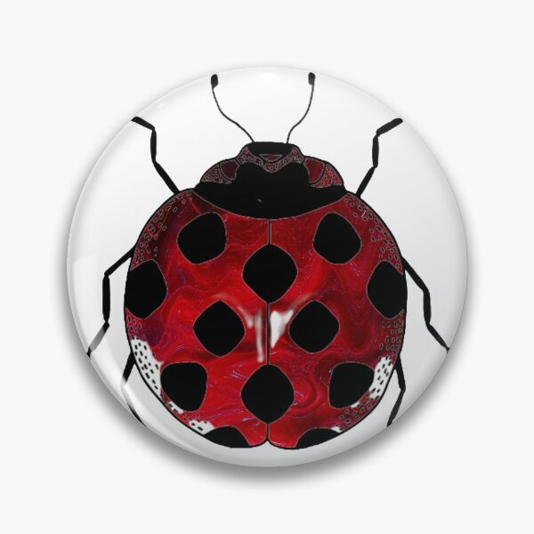 Artikelvorschau, Marienkäfer aus rotem Marmor entworfen und verkauft von BuzzySpaceBee.