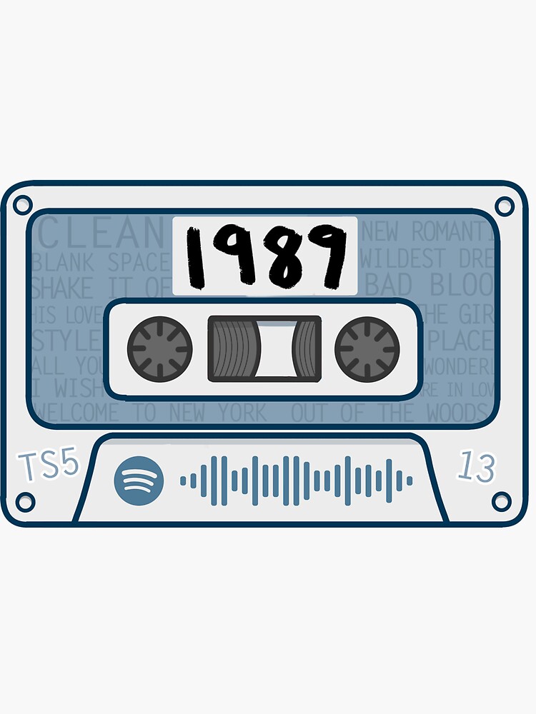 taylor-swift-1989-album-spotify-code-sticker-sticker-by-amayaaf