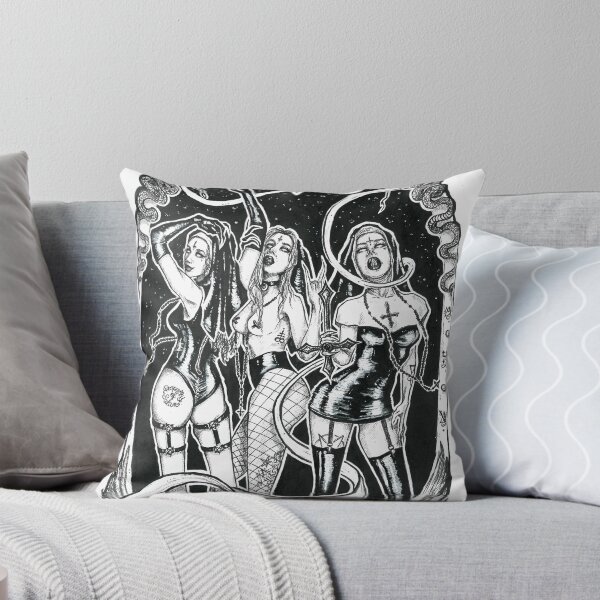 Item preview, Master's Mistresses, latex sisters, sinister nuns, evil nuns, satan slaves, occult art, devil lovers, gothic aesthetic, dark art, vintage witches, bdsm girls, sexy vamp, retro art designed and sold by SSINAMOON.