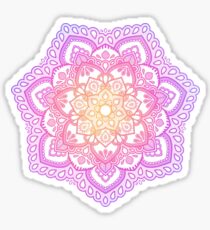 Sunset Mandala Sticker