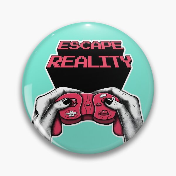 Item preview, Escape Reality - Gaming Nerd Design designed and sold by PogoPixel.