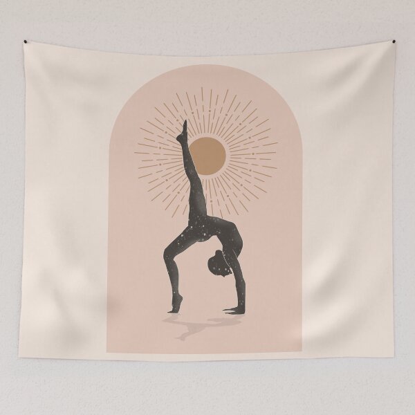 Item preview, Minimal Abstract Art-Yoga 15 designed and sold by ThingDesign.