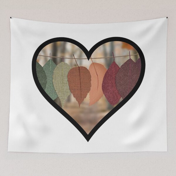 Item preview, Fall Leaves in a Heart designed and sold by BuzzySpaceBee.