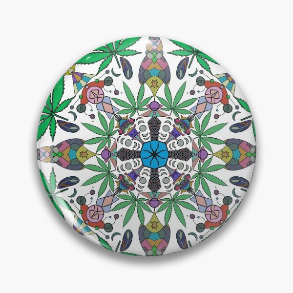 Item preview, Intergalactic Weed Mandala  designed and sold by SquirrelPants87.