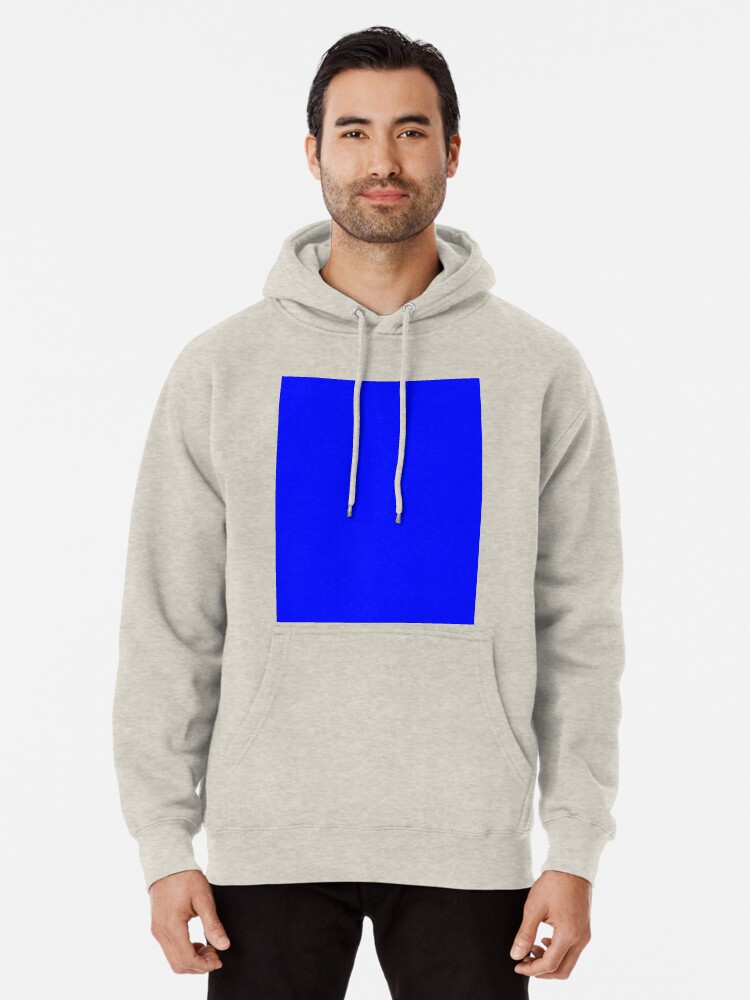 neon blue hoodie
