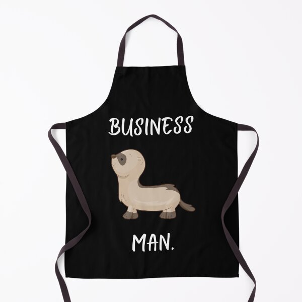 Item preview, Cute ferret joke. “Business man.” (A group of ferrets is called a “business”.) designed and sold by Cosmic-Ferret.