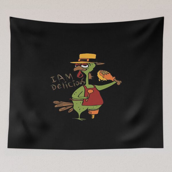 Item preview, Thanksgiving turkey eating his delicious leg designed and sold by twobillion.